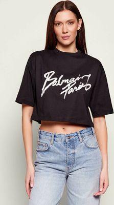 Bluzka damska młodzieżowa BALMAIN ze sklepu: Gomez Fashion Store w kategorii: Bluzki damskie - zdjęcie 874714-BD9-10338_BA261W000003015