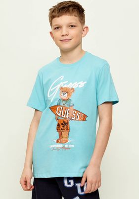 Guess - T-shirt chłopięce na lato ze sklepu: Gomez Fashion Store w kategorii: T-shirty chłopięce