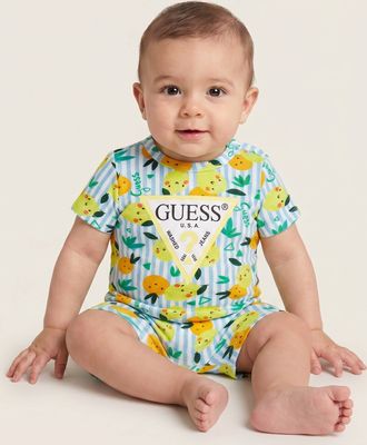 Pajacyk na lato Guess ze sklepu: Gomez Fashion Store w kategorii: Pajacyki