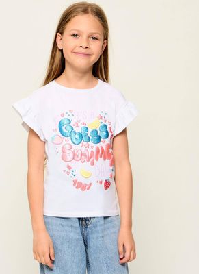 Guess - Bluzka dziewczęca na lato ze sklepu: Gomez Fashion Store w kategorii: Bluzki dziewczęce