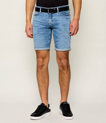 Spodenki męskie na lato Guess ze sklepu: Gomez Fashion Store w kategorii: Spodenki męskie - zdjęcie 874714-BD9-10338_GJ262M000009ZK4