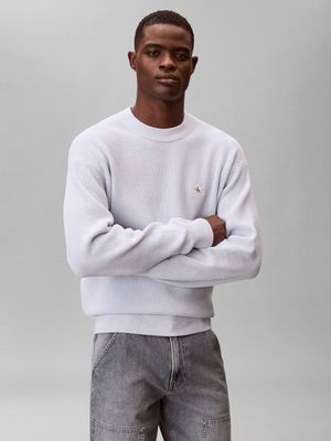 Sweter męski Calvin Klein Jeans ze sklepu: Gomez Fashion Store w kategorii: Swetry męskie - zdjęcie 874714-BD9-10338_CJ262M000026W70