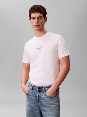 T-shirt męski casual Calvin Klein Jeans ze sklepu: Gomez Fashion Store w kategorii: T-shirty męskie - zdjęcie 874714-BD9-10338_CJ262M000030210