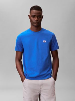 T-shirt męski na lato Calvin Klein Jeans ze sklepu: Gomez Fashion Store w kategorii: T-shirty męskie - zdjęcie 874714-BD9-10338_CJ262M000031Z39