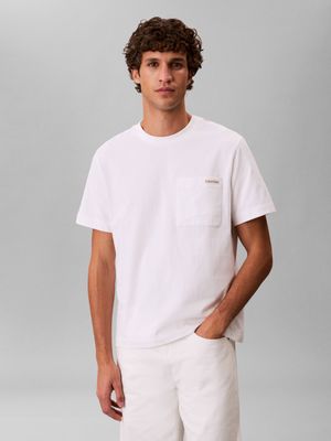 Calvin Klein Jeans - T-shirt męski casualowy ze sklepu: Gomez Fashion Store w kategorii: T-shirty męskie - zdjęcie 874714-BD9-10338_CJ262M000034210