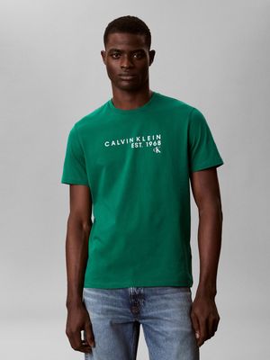 T-shirt męski na wiosnę Calvin Klein Jeans ze sklepu: Gomez Fashion Store w kategorii: T-shirty męskie - zdjęcie 874714-BD9-10338_CJ262M000035Z50