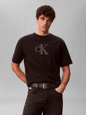 T-shirt męski Calvin Klein Jeans ze sklepu: Gomez Fashion Store w kategorii: T-shirty męskie - zdjęcie 874714-BD9-10338_CJ262M000037C64