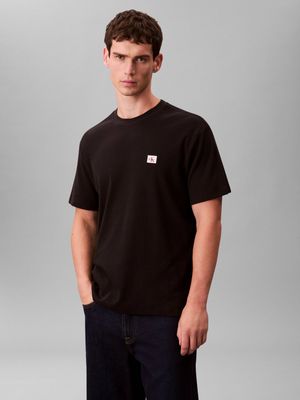 T-shirt męski na wiosnę Calvin Klein Jeans ze sklepu: Gomez Fashion Store w kategorii: T-shirty męskie - zdjęcie 874714-BD9-10338_CJ262M000042C64