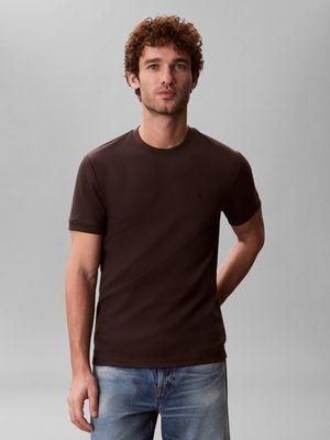 T-shirt męski casual Calvin Klein Jeans ze sklepu: Gomez Fashion Store w kategorii: T-shirty męskie - zdjęcie 874714-BD9-10338_CJ262M000045Z61