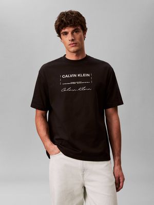 T-shirt męski młodzieżowy Calvin Klein Jeans ze sklepu: Gomez Fashion Store w kategorii: T-shirty męskie - zdjęcie 874714-BD9-10338_CJ262M000052C64