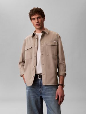 Koszula męska na wiosnę Calvin Klein Jeans ze sklepu: Gomez Fashion Store w kategorii: Koszule męskie - zdjęcie 874714-BD9-10338_CJ262M000069W75