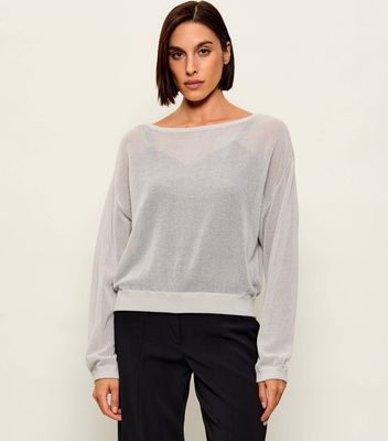 Sweter damski na wiosnę na lato Patrizia Pepe ze sklepu: Gomez Fashion Store w kategorii: Swetry damskie - zdjęcie 874714-BD9-10338_PK262W000025699