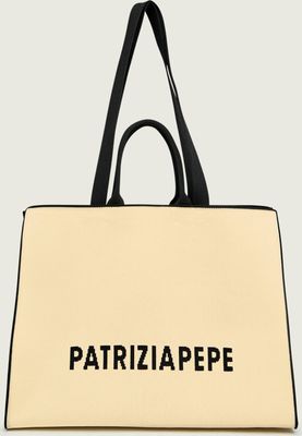 Patrizia Pepe - Shopper bag elegancka ze sklepu: Gomez Fashion Store w kategorii: Torby Shopper bag - zdjęcie 874714-BD9-10338_PK262W000060701