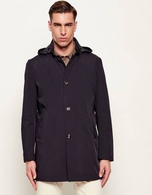 Płaszcz męski jesienny MooRER ze sklepu: Gomez Fashion Store w kategorii: Płaszcze męskie - zdjęcie 874714-BD9-10338_M3261M000005004