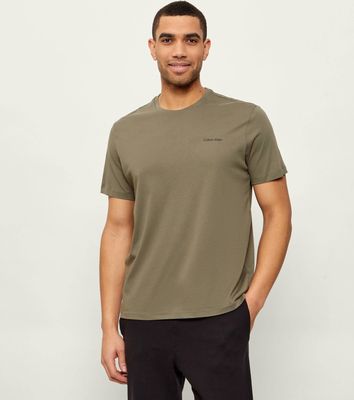 T-shirt męski casual Calvin Klein ze sklepu: Gomez Fashion Store w kategorii: T-shirty męskie - zdjęcie 874714-BD9-10338_CK262M000006610