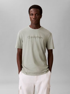 T-shirt męski na wiosnę Calvin Klein ze sklepu: Gomez Fashion Store w kategorii: T-shirty męskie - zdjęcie 874714-BD9-10338_CK262M000028603
