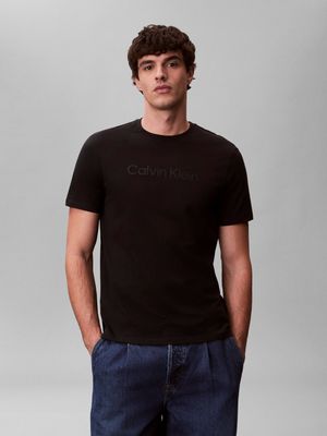T-shirt męski letni Calvin Klein ze sklepu: Gomez Fashion Store w kategorii: T-shirty męskie - zdjęcie 874714-BD9-10338_CK262M000029544