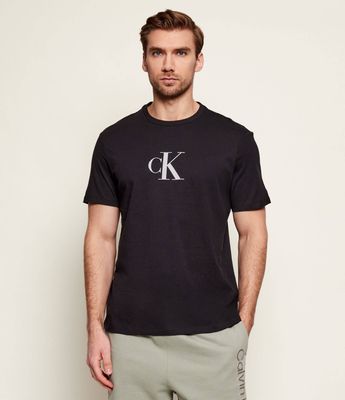 T-shirt męski na wiosnę Calvin Klein ze sklepu: Gomez Fashion Store w kategorii: T-shirty męskie - zdjęcie 874714-BD9-10338_CK262M000031544