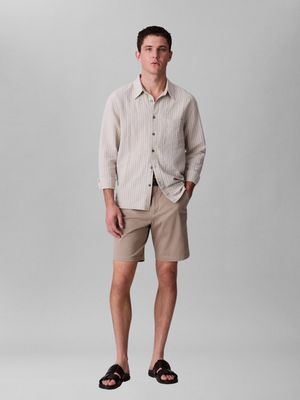 Spodenki męskie na lato casual Calvin Klein ze sklepu: Gomez Fashion Store w kategorii: Spodenki męskie - zdjęcie 874714-BD9-10338_CK262M000035D46