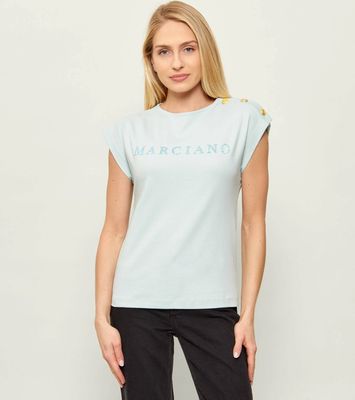 Marciano Guess - Bluzka damska na lato ze sklepu: Gomez Fashion Store w kategorii: Bluzki damskie - zdjęcie 874714-BD9-10338_MG262W000023T76