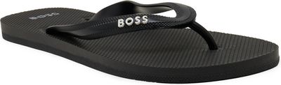 Klapki męskie na lato BOSS BLACK ze sklepu: Gomez Fashion Store w kategorii: Klapki męskie - zdjęcie 874714-BD9-10338_BB242M000214001