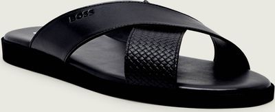 BOSS BLACK - Klapki męskie na lato ze sklepu: Gomez Fashion Store w kategorii: Klapki męskie - zdjęcie 874714-BD9-10338_BB262M000084001