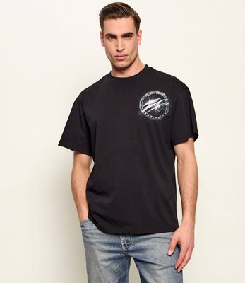 T-shirt męski młodzieżowy Plein Sport ze sklepu: Gomez Fashion Store w kategorii: T-shirty męskie - zdjęcie 874714-BD9-10338_PS261M000013031
