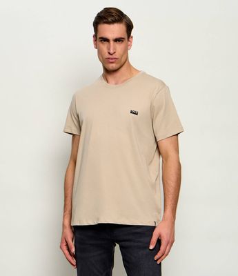T-shirt męski casual na wiosnę BOSS BLACK ze sklepu: Gomez Fashion Store w kategorii: T-shirty męskie - zdjęcie 874714-BD9-10338_BW262M000003275