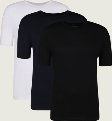 T-shirt męski na lato casual BOSS BLACK ze sklepu: Gomez Fashion Store w kategorii: T-shirty męskie - zdjęcie 874714-BD9-10338_BW262M000007984