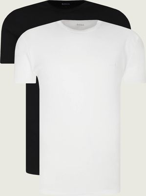 BOSS BLACK - T-shirt męski casualowy ze sklepu: Gomez Fashion Store w kategorii: T-shirty męskie - zdjęcie 874714-BD9-10338_BW262M000022980