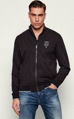 Bluza męska casual jesienna Aeronautica Militare ze sklepu: Gomez Fashion Store w kategorii: Bluzy męskie - zdjęcie 874714-BD9-10338_AM000M000002417