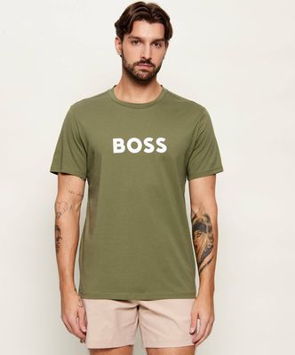 BOSS BLACK - T-shirt męski młodzieżowy ze sklepu: Gomez Fashion Store w kategorii: T-shirty męskie - zdjęcie 874714-BD9-10338_BW262M000063351