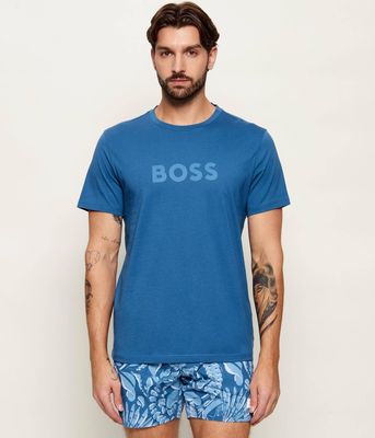 T-shirt męski na wiosnę BOSS BLACK ze sklepu: Gomez Fashion Store w kategorii: T-shirty męskie - zdjęcie 874714-BD9-10338_BW262M000063462
