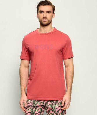 BOSS BLACK - T-shirt męski wiosenny ze sklepu: Gomez Fashion Store w kategorii: T-shirty męskie - zdjęcie 874714-BD9-10338_BW262M000063609