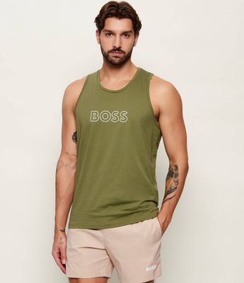 T-shirt męski na lato BOSS BLACK ze sklepu: Gomez Fashion Store w kategorii: T-shirty męskie - zdjęcie 874714-BD9-10338_BW262M000064351