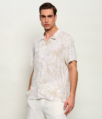 Koszula męska młodzieżowa na lato BOSS BLACK ze sklepu: Gomez Fashion Store w kategorii: Koszule męskie - zdjęcie 874714-BD9-10338_BW262M000070274