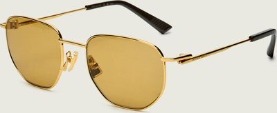 Okulary przeciwsłoneczne damskie Bottega Veneta ze sklepu: Gomez Fashion Store w kategorii: Okulary przeciwsłoneczne damskie - zdjęcie 874714-BD9-10338_BV255U000001007