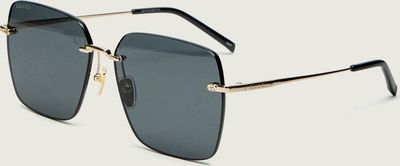 Okulary przeciwsłoneczne damskie Gucci ze sklepu: Gomez Fashion Store w kategorii: Okulary przeciwsłoneczne damskie - zdjęcie 874714-BD9-10338_GC255W000004001