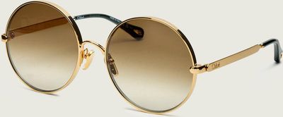 Okulary przeciwsłoneczne damskie Chloe ze sklepu: Gomez Fashion Store w kategorii: Okulary przeciwsłoneczne damskie - zdjęcie 874714-BD9-10338_CH255W000001006