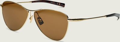 Okulary przeciwsłoneczne damskie Saint Laurent ze sklepu: Gomez Fashion Store w kategorii: Okulary przeciwsłoneczne damskie - zdjęcie 874714-BD9-10338_SL255W000002005