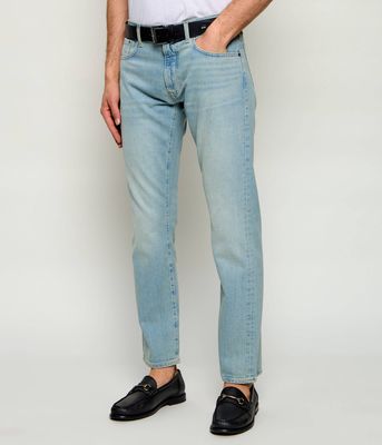 Jeansy męskie na lato BOSS BLACK ze sklepu: Gomez Fashion Store w kategorii: Jeansy męskie - zdjęcie 874714-BD9-10338_BB262M000097443
