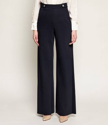 Spodnie damskie wiosenne Marella ze sklepu: Gomez Fashion Store w kategorii: Spodnie damskie - zdjęcie 874714-BD9-10338_MA261W000008003