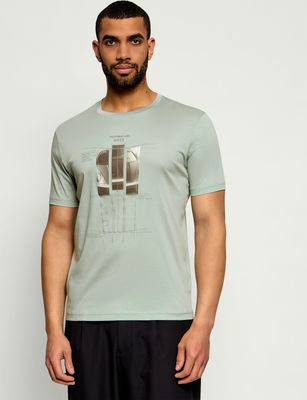 T-shirt męski BOSS GREEN ze sklepu: Gomez Fashion Store w kategorii: T-shirty męskie - zdjęcie 874714-BD9-10338_BG262M000012357