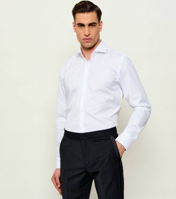 Koszula męska na wiosnę BOSS BLACK ze sklepu: Gomez Fashion Store w kategorii: Koszule męskie - zdjęcie 874714-BD9-10338_BB262M000140100