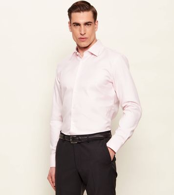 Koszula męska z klasycznym kołnierzykiem BOSS BLACK ze sklepu: Gomez Fashion Store w kategorii: Koszule męskie - zdjęcie 874714-BD9-10338_BB262M000143684