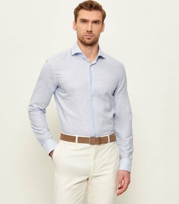 Koszula męska na wiosnę BOSS BLACK ze sklepu: Gomez Fashion Store w kategorii: Koszule męskie - zdjęcie 874714-BD9-10338_BB262M000150450