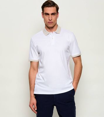 T-shirt męski na lato BOSS BLACK ze sklepu: Gomez Fashion Store w kategorii: T-shirty męskie - zdjęcie 874714-BD9-10338_BB262M000220100