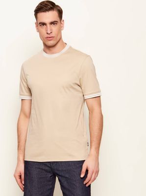 T-shirt męski letni BOSS BLACK ze sklepu: Gomez Fashion Store w kategorii: T-shirty męskie - zdjęcie 874714-BD9-10338_BB262M000221286