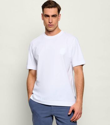 T-shirt męski casual BOSS BLACK ze sklepu: Gomez Fashion Store w kategorii: T-shirty męskie - zdjęcie 874714-BD9-10338_BB262M000225100