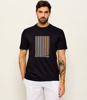 BOSS BLACK - T-shirt męski na wiosnę ze sklepu: Gomez Fashion Store w kategorii: T-shirty męskie - zdjęcie 874714-BD9-10338_BB262M000226001